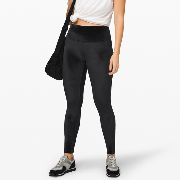 Lululemon Wunder Under Lounge High Rise Velvet - Picture 2 of 2